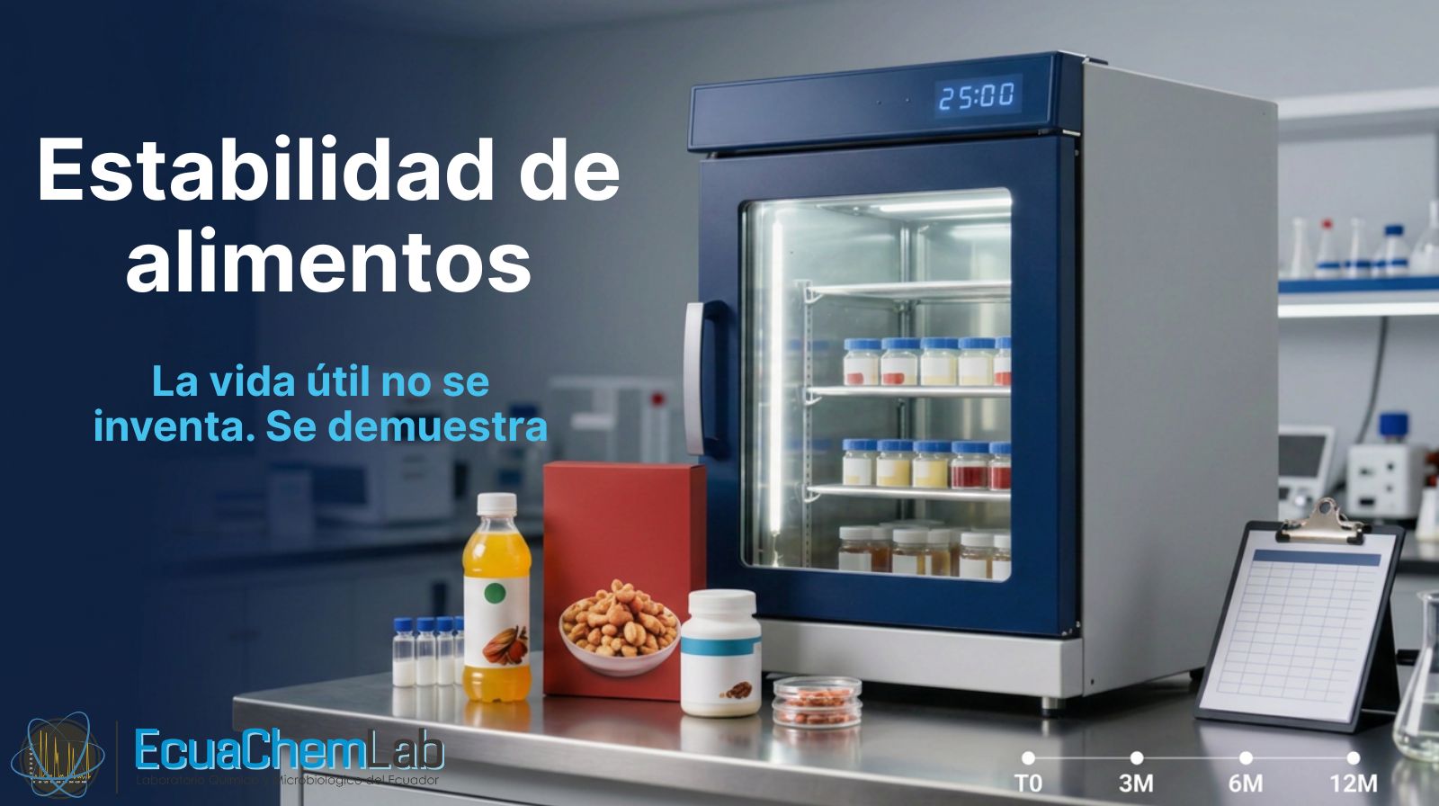 Estabilidad de alimentos: la vida útil no se inventa, se demuestra